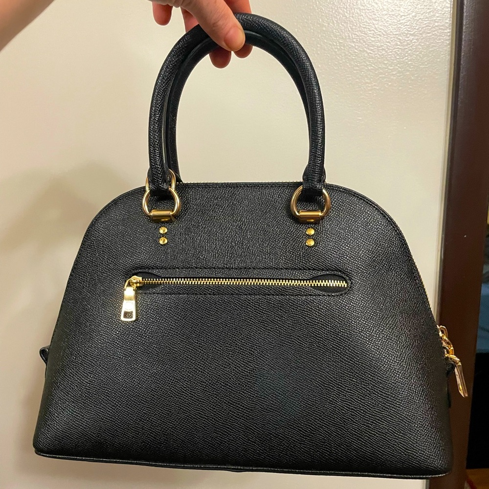 Beautiful Black and Gold Coach Bag Crossbody - Picture 3 of 11
